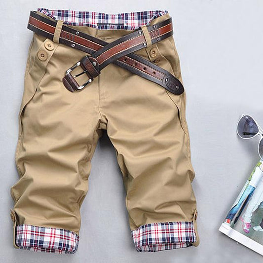 Pantalones Casuales de 7 Puntos para Hombre - Colección Verano