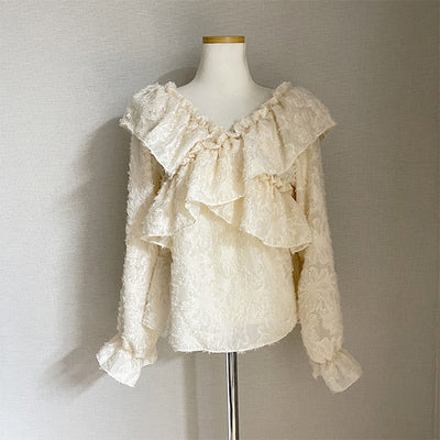 Blusa Jacket Asimétrica con Manga Acampanada - Image 14