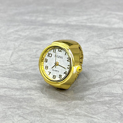 Reloj Anillo Versátil Dorado y Plateado - Diseño Minimalista All-Match - Image 6