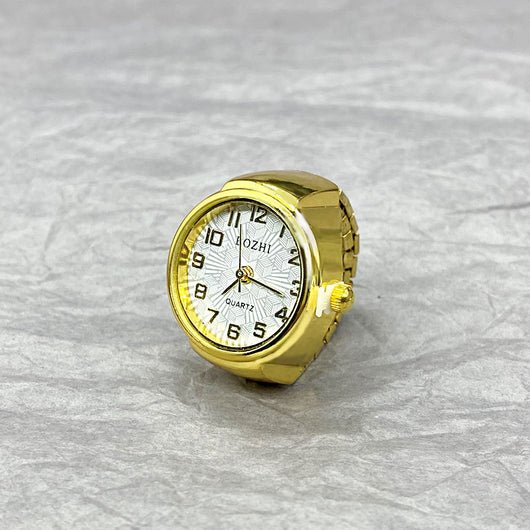 Reloj Anillo Versátil Dorado y Plateado - Diseño Minimalista All-Match - Image 6