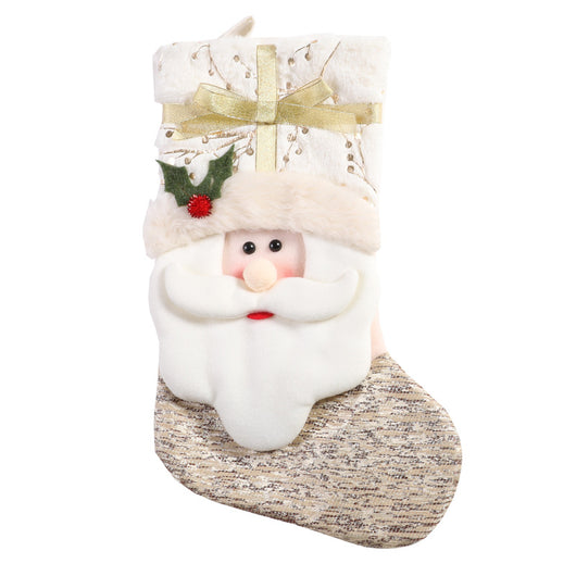 Calcetines Navideños Estilo Nórdico Blanco - Image 4