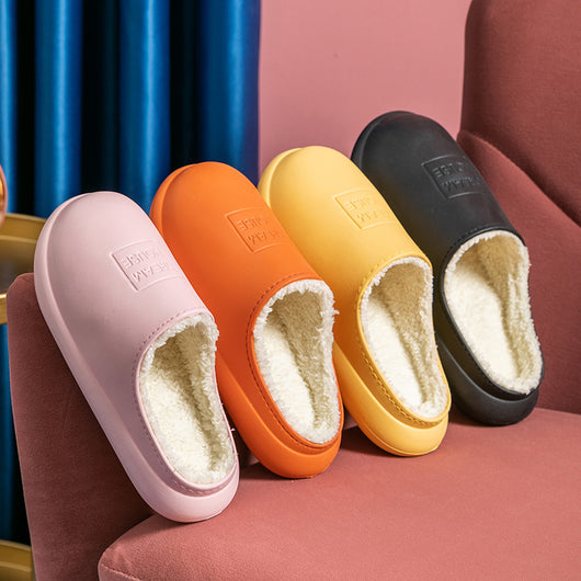 Pantuflas Térmicas Impermeables de Algodón para Mujer