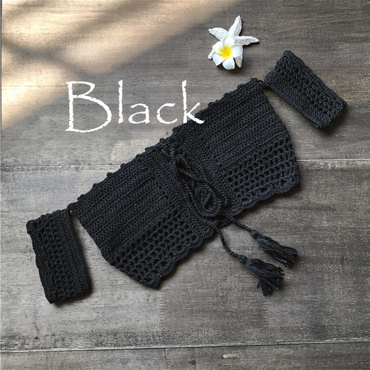 Top de Bikini de Crochet Estilo Bohemio y Versátil - Image 3