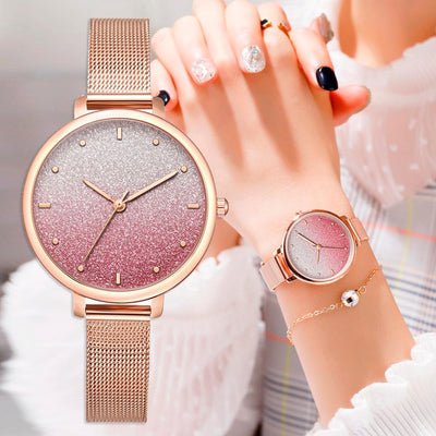 Reloj de Cuarzo Degradado Estelar