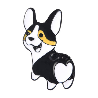 Broche Pin Perro Cartoon con Efecto Goteo - Insignia Aleación Metálica - Image 2