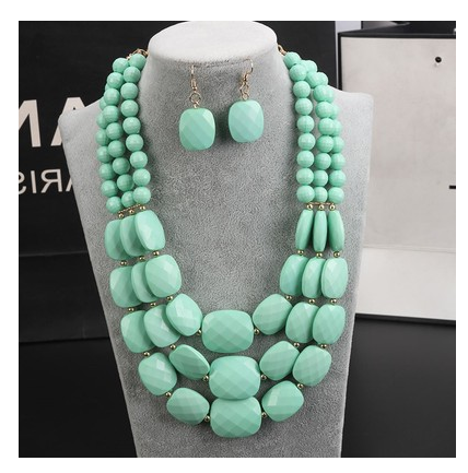 Conjunto de Joyas con Cuentas Africanas - Image 5