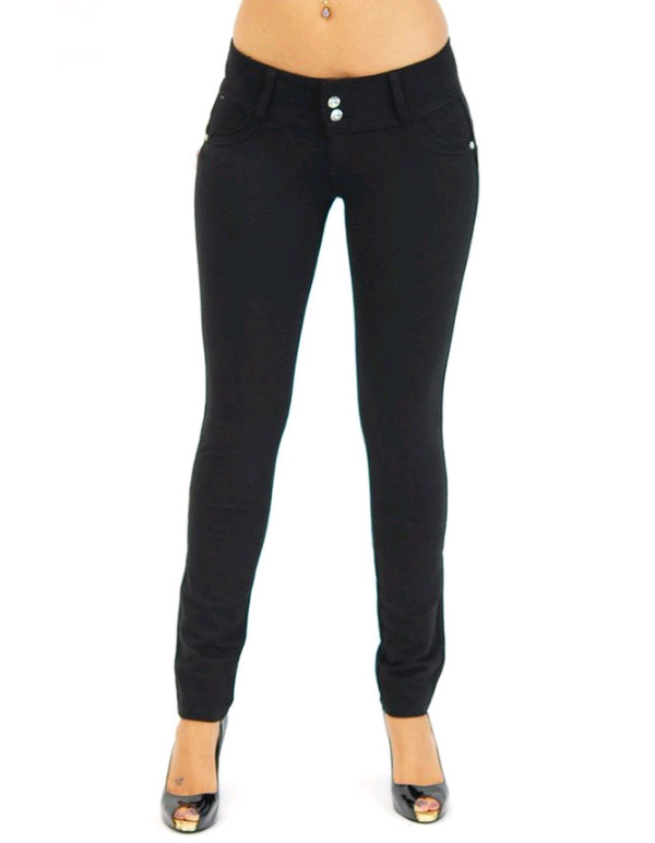 Leggings Moldeadores Cintura Alta con Cierre y Botones