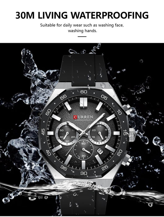 Reloj Deportivo Impermeable para Hombre con Seis Manecillas - Image 13