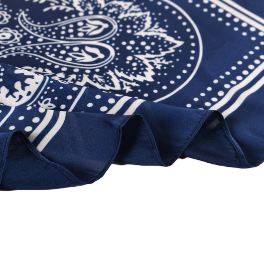 Pañuelo de Satén con Estampado Floral Vintage Paisley - Image 2