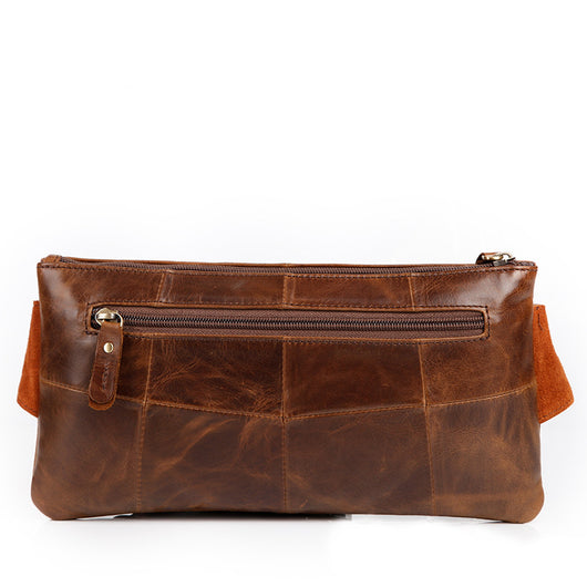 Bolsa Táctica de Cuero para Hombre - Bandolera Multi-Bolsillos en Cuero Genuino - Image 5