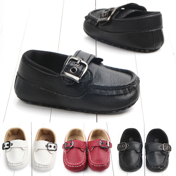 Zapatos Suavitos para Bebés con Cierre de Botón - Zapatos de Peas para Niños Pequeños