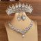 Corona Nupcial Elegante Aleación Diamantes - Tocado de Novia