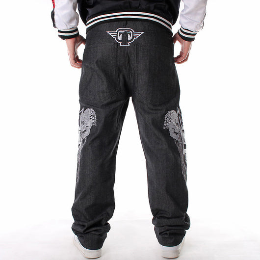 Jeans Hip-Hop Talla Grande para Hombre - Estilo Urbano Tendencia - Image 3