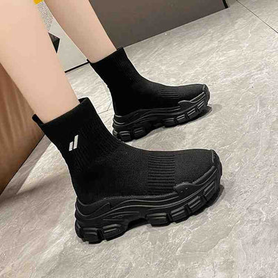 Botas Deportivas de Suela Gruesa con Altura Aumentada y Tecnología Flyknit - Image 15