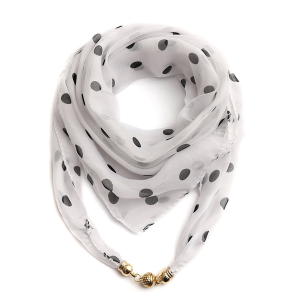 Pañuelo Floral Dorado de Gasa Ligera para Mujer - Image 6
