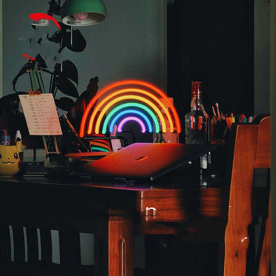 Fondo Neon Arcoíris - Regalo Creativo Moderno - Image 4