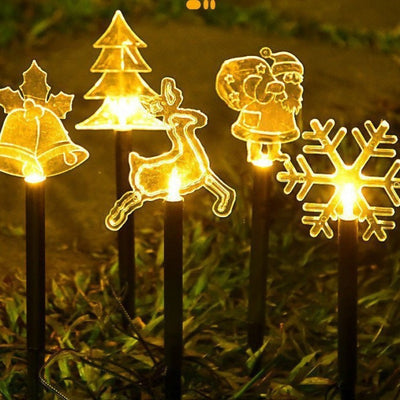 Luces Solares Decorativas LED para Jardín - Diseño Copo de Nieve - Image 2