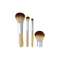 Set de 4 Brochas de Maquillaje con Mango de Bambú