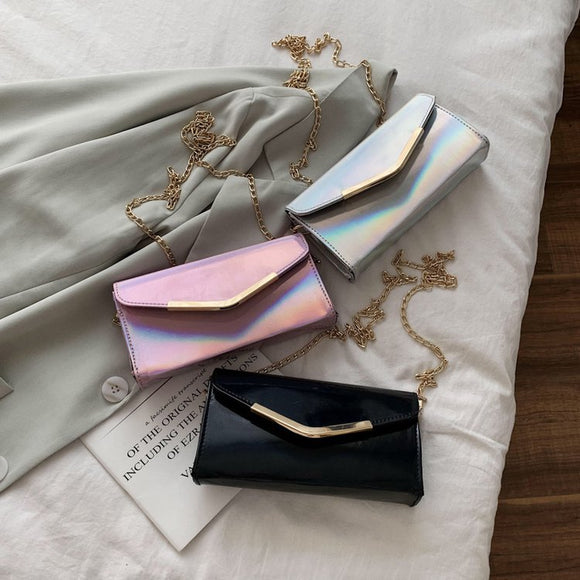 Bolsa Brillante con Efecto Láser