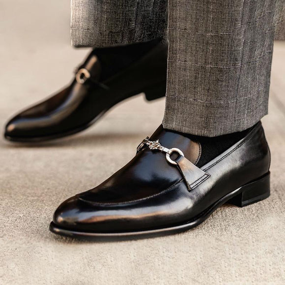 Zapatos de Negocios Casuales para Hombre - Tacón Bajo Otoño