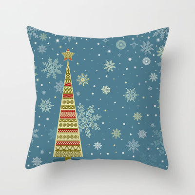 Funda de Almohada Navideña Árbol Abrazador de Poliéster Leisure - Image 4