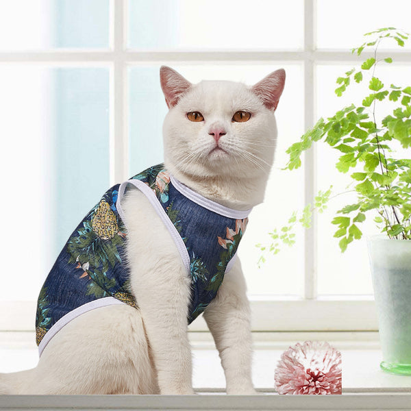 Ropa para Gatos de Otoño - Colección Tropical Hawaiana
