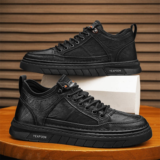 Zapatos de Cuero Casual para Hombre con Suela Antideslizante Reforzada - Image 6