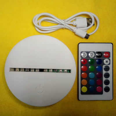 Lámpara de Escritorio LED Acrílica con Control Remoto y Carga USB - Image 10