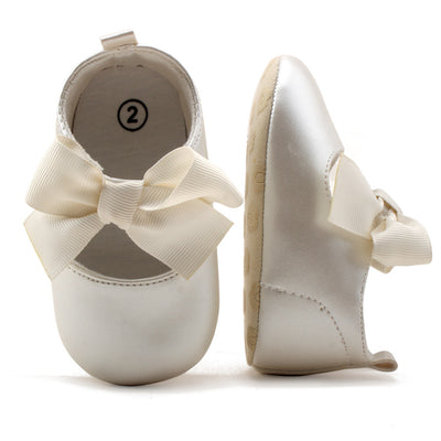 Zapatos Princesa para Bebé y Niña Pequeña con Moño - 2 Colores - Image 3