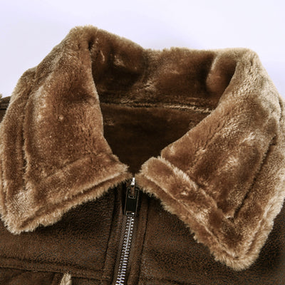 Chamarra Polar Suelta Cálida para Hombre - Image 10