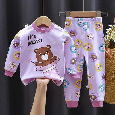 Conjunto de Ropa Interior Infantil Algodón Primavera Otoño - Image 3
