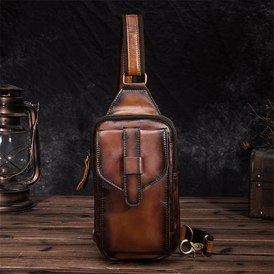 Bolsa de Pecho Doble Compartimento Gran Capacidad para Hombre - Image 8
