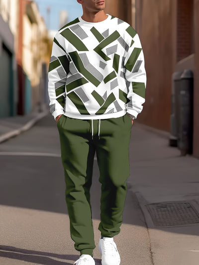 Traje Deportivo Casual para Hombre con Estampado Minimalista - Image 11