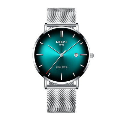 Reloj de Hombre Nibosi Elegante Acero Inoxidable - Resistente al Agua con Calendario - Image 18