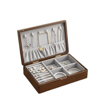 Caja de Adornos Navideños en Madera de Nogal Negro Estilo Retro - Image 15