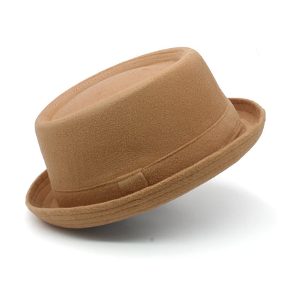 Sombrero Fedora Retro Ajustable de Ala Plana para Hombre - Image 5