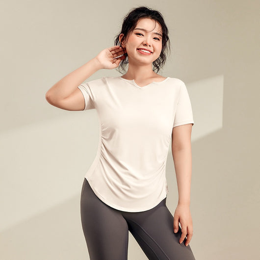 Playera Deportiva Ajustada de Secado Rápido con Control Abdominal - Image 6