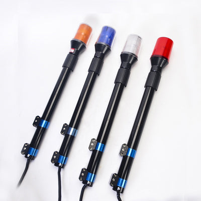 Luz Estroboscópica LED Roja y Azul para Motocicleta Patrol