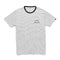 Playera de Rayas Blancas y Negras con Estampado de Letras