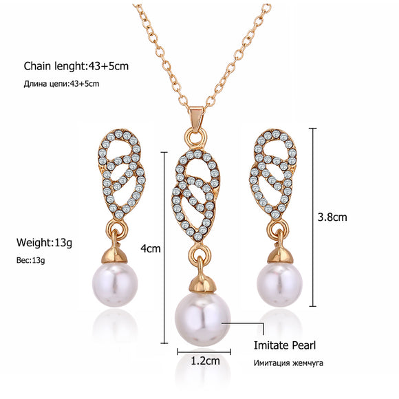 Collar Doble de Perlas - Juego Elegante