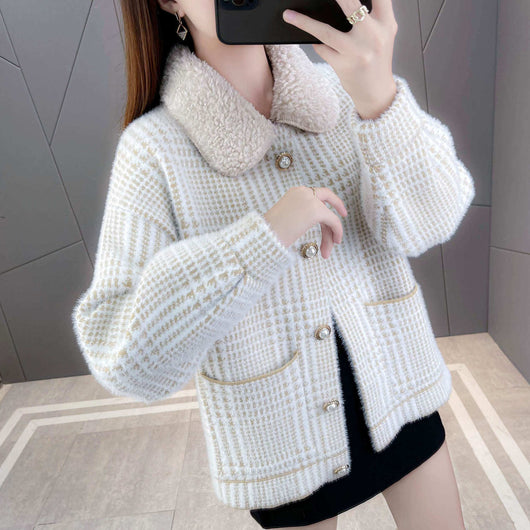 Cardigan Holgado Estilo Coreano de Lana Premium - Image 2
