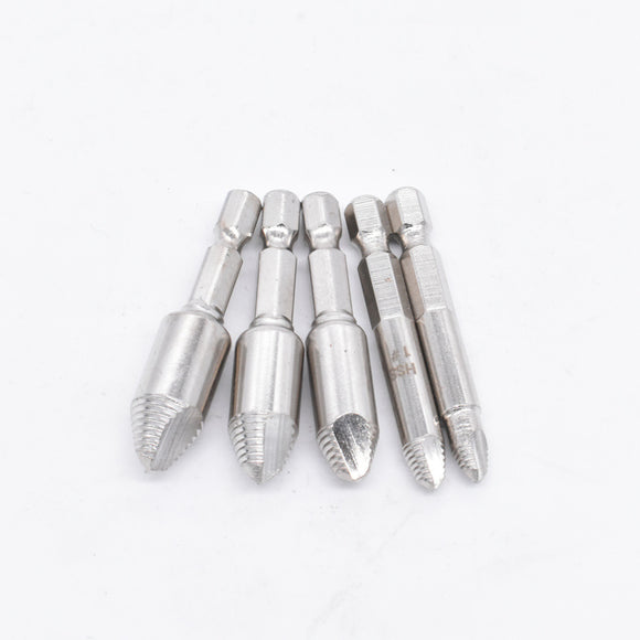 Juego de 5 Extractores de Tornillos de Plástico