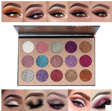 Paleta de Sombras Glitter Mágico 15 Colores - Image 2