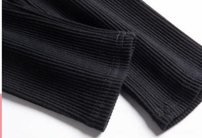 Pantalones Grises con Cintura Elástica y Detalles Cosidos - Image 3