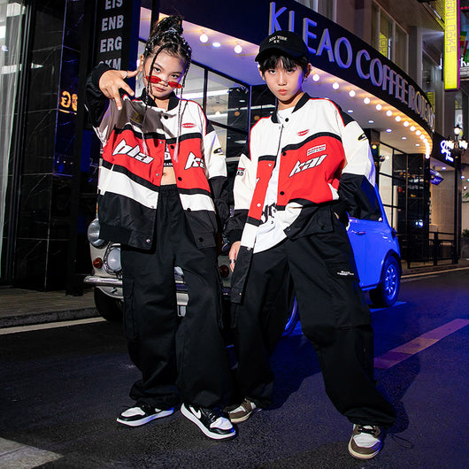 Conjunto de Chaqueta y Pantalón Hip-hop para Niños y Niñas - Image 16