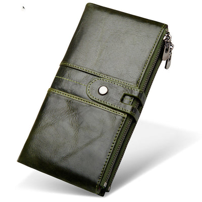 Cartera Larga de Cuero para Hombre con Múltiples Compartimentos Estilo Business - Image 6