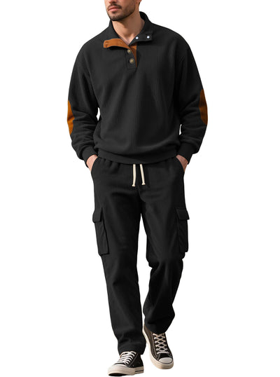 Sudadera y Pantalón de Pana con Cuello Alto y Acceso Controlado - Image 18