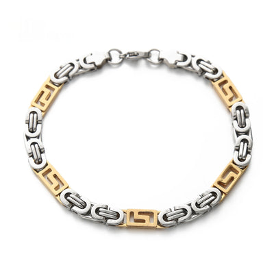 Pulsera de Acero Inoxidable y Titanio Tejida a Mano para Hombre - Image 6