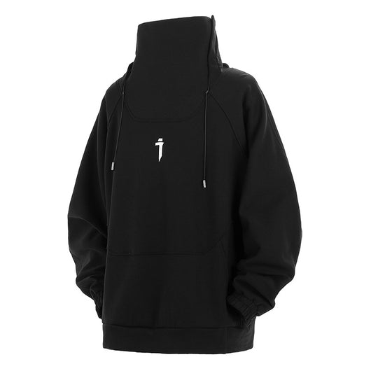 Suéter Cuello Alto Funcional Hip Hop para Hombre - Otoño e Invierno - Image 7