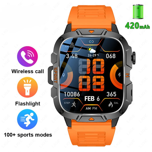 Reloj Inteligente Deportivo con Pantalla Grande y Monitor de Frecuencia Cardíaca - Image 7